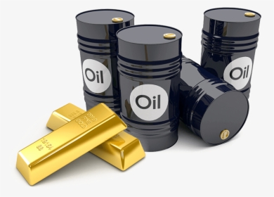 Oil Barrels And Gold Ingots, HD Png Download, Free Download