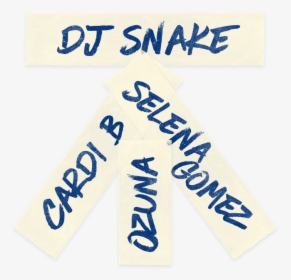 Dj Snake Taki Taki Album Cover , Png Download - Calligraphy, Transparent Png, Free Download
