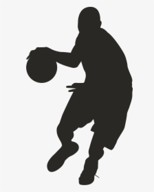 Basketball Player Clipart Png Transparent Image - Basketball Player Clipart Black, Png Download, Free Download