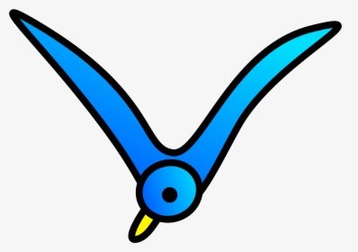 Bird Nest Drawing Parrot Swallow - Easy Simple Bird Drawing, HD Png Download, Free Download