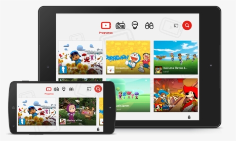 Youtube Kids Homepage, HD Png Download, Free Download