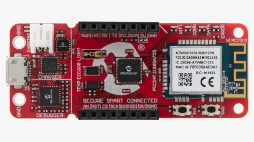 Microchip"s New Pic-iot Wg Development Board For Google - Avr Iot Wg Development Board, HD Png Download, Free Download