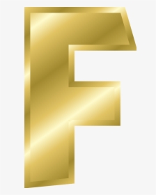Letter F Capital Letter Free Picture - Letter F In Gold, HD Png Download, Free Download