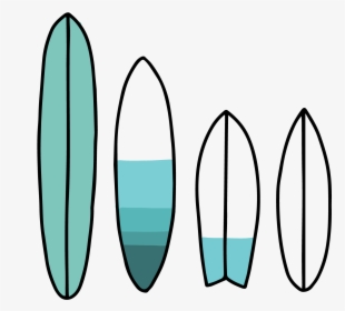 Easy To Draw Surfboards, HD Png Download, Free Download