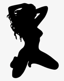 Sexy Girl Silhouette Png, Transparent Png, Free Download