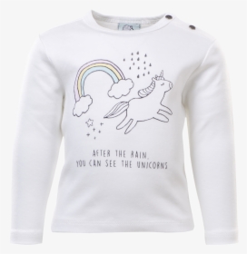 Ls Baby Unicorn T-shirt - Long-sleeved T-shirt, HD Png Download, Free Download