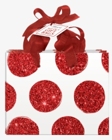 Red Bold Dot Small Gift Bags - Earrings, HD Png Download, Free Download
