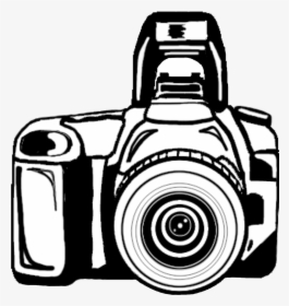 Camera Free Clipart Clip Art On Transparent Png - Camera Black And White, Png Download, Free Download