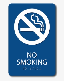 No Smoking Sign In Blue, HD Png Download, Free Download