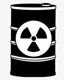 Toxic Barrel Drum - Radioactive Symbol, HD Png Download, Free Download
