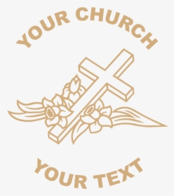 Customize Any Religious Fundraiser Sticker - Cross, HD Png Download, Free Download