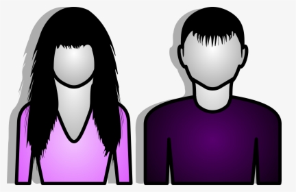 Transparent Man And Woman Clipart - Male & Female Icon, HD Png Download, Free Download