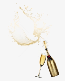 Champagne Popping Png - Champagne Bottle Popping Png, Transparent Png, Free Download