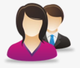 Business Woman And Man Icon, HD Png Download, Free Download