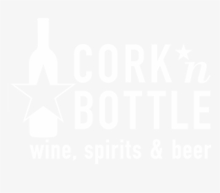 Cork N Bottle - Johns Hopkins White Logo, HD Png Download, Free Download