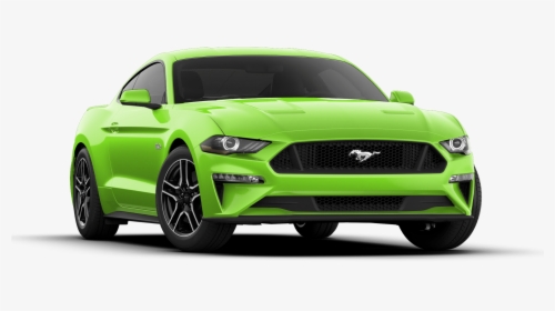 Ford Mustang Gt - Lime Green 2020 Mustang Gt, HD Png Download, Free Download