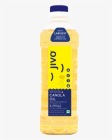 Jivo Canola Oil 1l - Jivo Canola Cold Pressed Oil, HD Png Download, Free Download