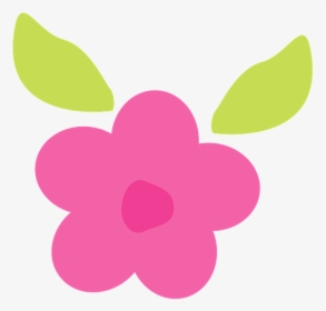 Flower, Cute, Pink, Gree, Spring, Summer, Floral, Girl - Cute Pink Flower, HD Png Download, Free Download