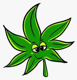 Transparent Real Weed Leaf Png - Weed Leaf Cartoon Png, Png Download, Free Download