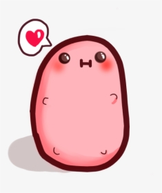 Cute Potato Png - Kawaii Potato, Transparent Png, Free Download