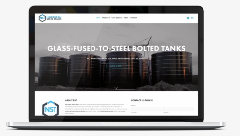 Nst Website Mockup Laptop, HD Png Download, Free Download