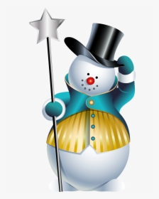 Cute Snowman Png Clipart - Snowman Clipart Png Free, Transparent Png, Free Download