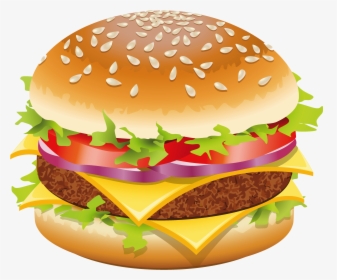 Picture Hamburger Food Cheeseburger Dog Fast Hot Clipart - Burger Clipart Png, Transparent Png, Free Download