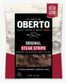 Steak Strips - Oberto Butchers Cut Bacon Jerky, HD Png Download, Free Download