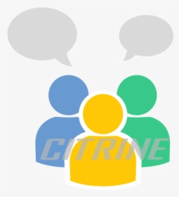 Citrine Word Of Mouth - People Icon, HD Png Download, Free Download