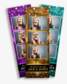 Sparkle Lights Strips - Gold Glitter Photo Booth Template, HD Png Download, Free Download
