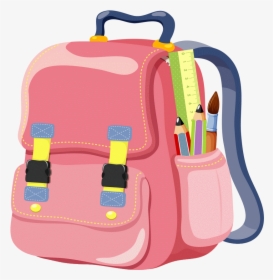 Backpack Clip Art - Transparent Background Backpack Clipart, HD Png Download, Free Download