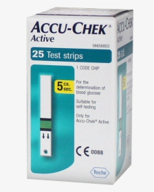 Accu Chek Active 25 Strips, HD Png Download, Free Download