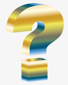 Transparent Question Mark Icon Png Transparent - Question Mark Rainbow 3d, Png Download, Free Download