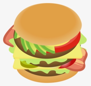 Transparent Cheeseburger Png - Hamburger, Png Download, Free Download
