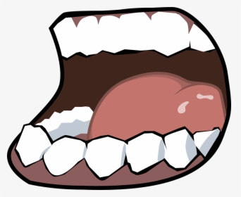 Talk, Say, Saying, Teeth, Tongue - Big Cartoon Mouth Png, Transparent Png, Free Download