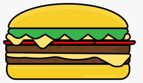 Mcdonalds Hamburger Kfc Fast Food French Fries Burgers - Mcdonald's Every Food Drawing Easy, HD Png Download, Free Download