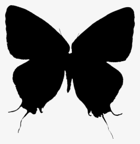 Brush-footed Butterflies Moth Clip Art Silhouette M - Swallowtail Butterfly, HD Png Download, Free Download