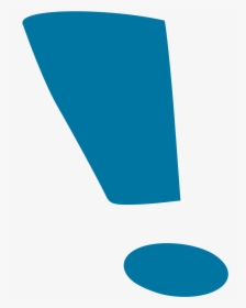Exclamation Mark Transparent Blue, HD Png Download, Free Download
