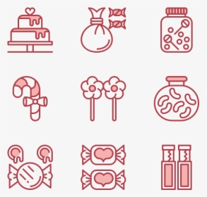 Sweet And Candy - Candy Flat Icon, HD Png Download, Free Download