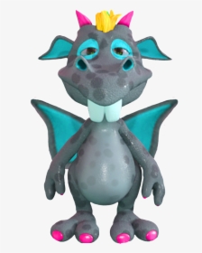 Cute Blue Cartoon Dragon - Cool Dragons, HD Png Download, Free Download
