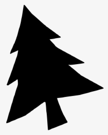 Christmas Tree Christmas Day Christmas Ornament Silhouette - Silhouette Christmas Tree Clipart, HD Png Download, Free Download