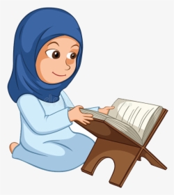 Qur"an Islamic Holy Books Muslim Clip Art - Recite Quran Clipart, HD Png Download, Free Download