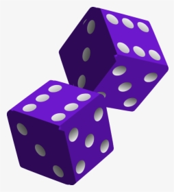 Dice Clipart Bunco - Purple Dice Clipart, HD Png Download, Free Download