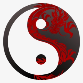 Dragon Yin Yang Symbol Images & Pictures - Yin Yang With Dragon, HD Png Download, Free Download