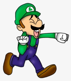Weegee Luigi Png - Super Smash Bros., Transparent Png, Free Download