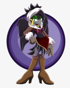 Ms Morrigan The Library Owner - Sonic The Hedgehog Oc Birds, HD Png Download, Free Download