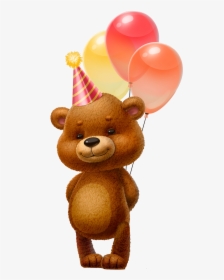 Birthday Teddy Bear Png, Transparent Png, Free Download