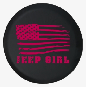 Spare Tire Cover Girl Pink American Flag Camperfor - Lipstick, HD Png Download, Free Download