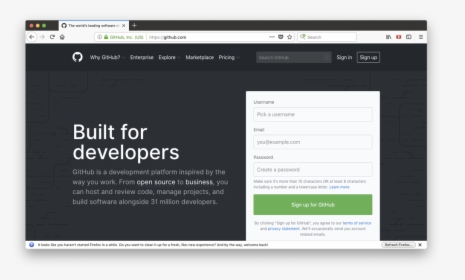 Website Source Code Github, HD Png Download, Free Download