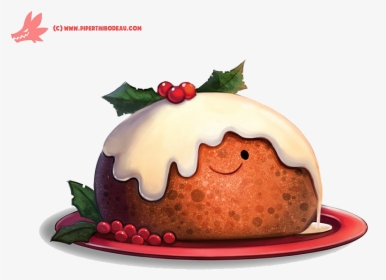 Christmas Pudding Png High-quality Image - Pretty Christmas Pudding Drawing, Transparent Png, Free Download